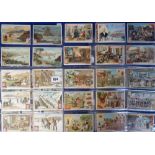 Trade cards, Liebig, a collection of 12 sets, French language issues, S735, S736, S737, S743, S745 &