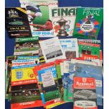 Football programmes, a collection of approx. 50 big match programmes, 1950's onwards inc. England