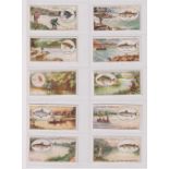 Cigarette cards, Faulkner's, Angling (set, 25 cards) (vg)