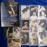 Postcards, Theatre, an unusual collection of approx. 270 Foreign actors and actresses, inc. Reta
