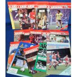 Football programmes, Arsenal FC, a collection of 200+ programmes in official club binders,