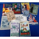Advertising, Food and Cookery Booklets 1900-1939 to include Marmite, Cadbury, Kellogg's, Pyramid