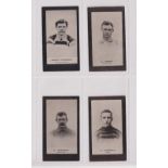 Cigarette cards, Smith's, Footballers (Brown Back), four cards, no 66 David Pearson Greenock Morton,