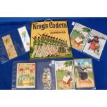 Advertising, Colmans booklet 'The Three Mustardeers', King's Cadets Asparagus, 4 Sunlight Soap