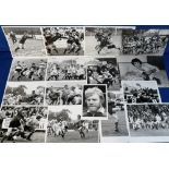 Rugby Union press photos, Mosely RFC, a collection of approx. 80 b/w photos, various sizes, by