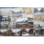 Postcards, Berks, a collection of 17 cards of Shinfield, mostly RP's inc. London Rd, The Nest.