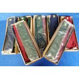 Military Ties, 50+ unissued military ties in their original stock boxes dating from the 1970s/80s to