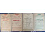 Horseracing, a collection of ten, 1950's, British Rail Horseracing Flyers for excursions to