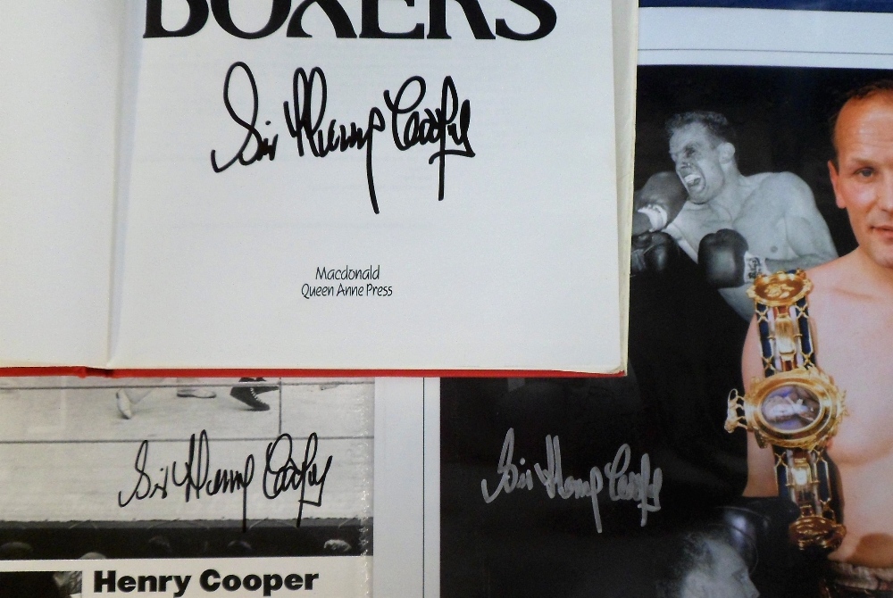 Boxing autographs, Henry Cooper collection, book 'Henry Cooper's 100 Greatest Boxers', signed to - Image 2 of 2