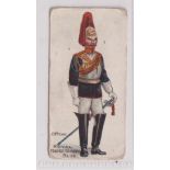 Cigarette card, The Orlando Cigarette & Cigar Co, Home & Colonial Regiments, type card, Officer,