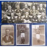 Football, Middlesbrough FC, b/w team group photograph 1932/33 Season with Wilkes back-stamp 12" x 5"