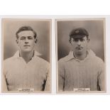 Cigarette cards, Phillips, Cricketers, Premium size (153 x 111mm), Northamptonshire, 4 cards, nos