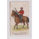 Cigarette card, Leon De Cuba Cigars, Colonial Troops, type card 'Canadian North West Mounted Police'