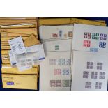 Stamps, collection of Canada on album pages, mint, and in envelopes as received from the Canadian