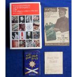 Tobacco books etc, Wills, Ramblers Notebook (96 pages, vg), booklet 'Useful Hints on Association