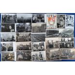 Postcards, Military WW2, an interesting selection of 53 cards and photos of Czechoslovakia (