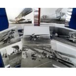 Aviation photographs, 42 later reprints of early 20thC photos all 10 x 8" to include Vickers,