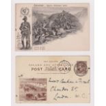 Postcards, Boer War, 2 cards, one postally used New Zealand 1901, the other Tuck published artist-