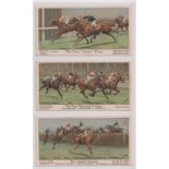 Cigarette cards, Horse Racing, Boguslavsky, Big Events of the Turf, 'P' size (7/12, missing nos 1,