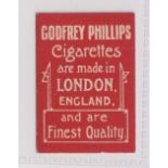 Cigarette card, Phillips, Miniature Playing Cards (red back) 'K' size, type card, QH (gd) (1)