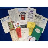 Advertising, Cookery Leaflets and Price Lists dating from the 1920s to the 1960s to include