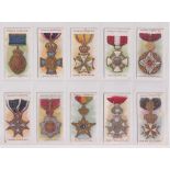 Cigarette cards, Nicholls, Orders of Chivalry (25/50) (fair/gd)