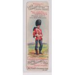 Trade card, Singer, Bookmark, Military Uniforms, type card, Corporal Grenadier Guards (gd) (1)