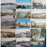 Postcards, Malta, a collection of approx. 100 cards Inc. Valetta, Grand Harbour, Cathedrals,