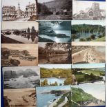 Postcards, Devon & Cornwall, a collection of approx. 200 cards, various locations, inc. Plymouth,