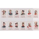 Cigarette cards, Hill's, Boer War Generals (set, 12 cards) inc. Baden-Powell (vg)