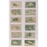 Cigarette cards, Teofani, Aquarium Studies from London Zoo (12/25) (some foxing/age toning, fair/gd)