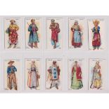 Cigarette cards, Smith's, Races of Mankind (set, 40 cards, mixed backs) (gd)