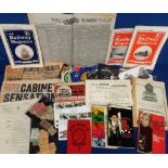 Ephemera, mixed selection of items mostly books and pamphlets, some railway related, WW2 and