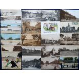 Postcards, a UK topographical mix, mostly Surrey & North Hants, of approx. 250 cards, the majority