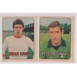 Trade cards, A&BC Gum, Footballers, Pin-up's 'P' size (mini posters, numbered) (folded as issued,