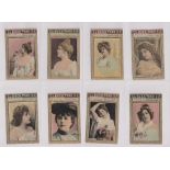 Cigarette cards, Mexico, El Buen Tono, Actresses, Burdick ref N5, 'M' size, (set, 49 cards) (ex)