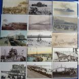 Postcards, a collection of approx. 145 Pier related cards, with RP's of Deal Pier, Bognor, Worthing,