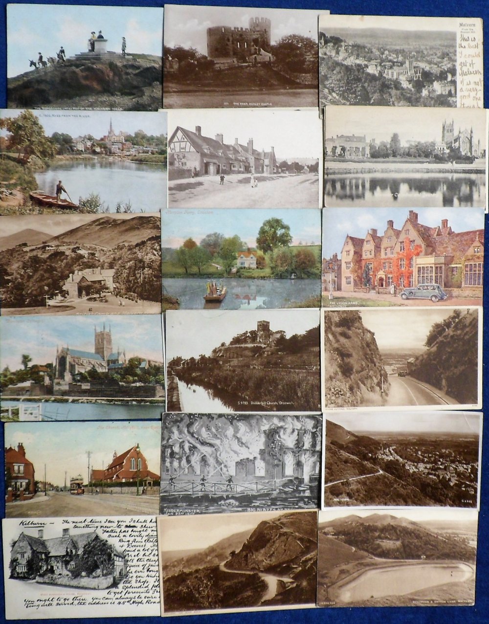 Postcards, Herefordshire & Worcestershire, a collection of approx. 180 cards, various locations inc.