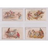 Cigarette cards, USA, Lorillard, Circus Scenes, un-numbered, 4 different cards, (different to