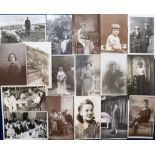 Postcards, Social History, a collection of approx. 190 cards, mainly pre-WW2. RP's include many