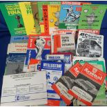 Football programmes, assortment 1950s to 70s (75+) inc. FAC Finals, Anglo-Italian Tournaments, non-