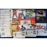 Olympics, Los Angeles, 1984 & Mexico 1968, a collection of approx. 50 postcards & covers, some