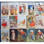 Postcards, Comic, a broad range of 100+ cards, artists inc. Spurgin, McGill, Gilson, Attwell, Lawson