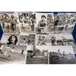 Olympics / Athletics press photographs, a collection of approx. 150 b/w photos, mainly 1970's, 8"