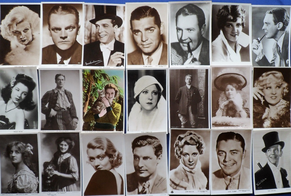 Postcards, a collection of approx. 100 RP Cinema & Theatre cards inc. Shirley Temple, Clark Gable,