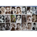 Postcards, a collection of approx. 100 RP Cinema & Theatre cards inc. Shirley Temple, Clark Gable,