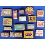 Cigarette packets & tins, 9 empty tobacco / cigarette tins inc. Phillips 'BDV' Cigarettes,