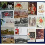 Postcards, Advertising, a collection of approx. 40 UK and Foreign Product Advertising cards inc.