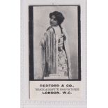 Cigarette card, Redford & Co, Actresses, BLARM, type card, 'Chavita' (gd) (1)