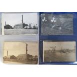 Postcards, Scotland, a small album containing 35+ cards all with views of Rosyth Naval Base and